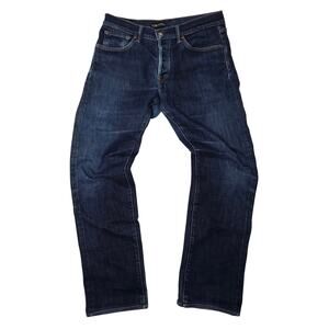 Tom Ford Straight Leg Denim Jeans Mens 32x29 Dark Wash Button Fly